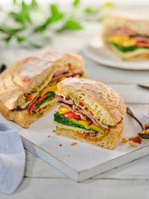 Veal Muffaletta Sandwich
